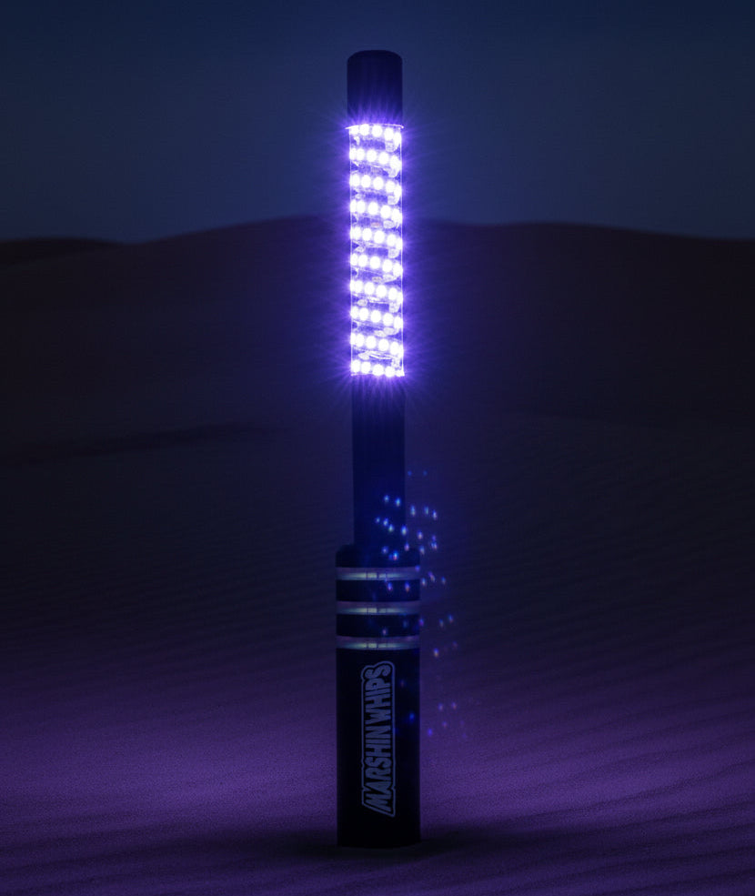 V2 Black Out LED Whip: The Ultimate Stealth Single